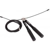 Скакалка скоростная с металлическими ручками Starfit RP-301, цвет чёрный